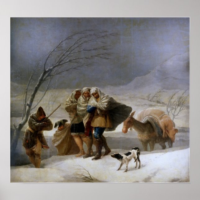 Póster Goya - Madre O Invierno 1786 (Frente)