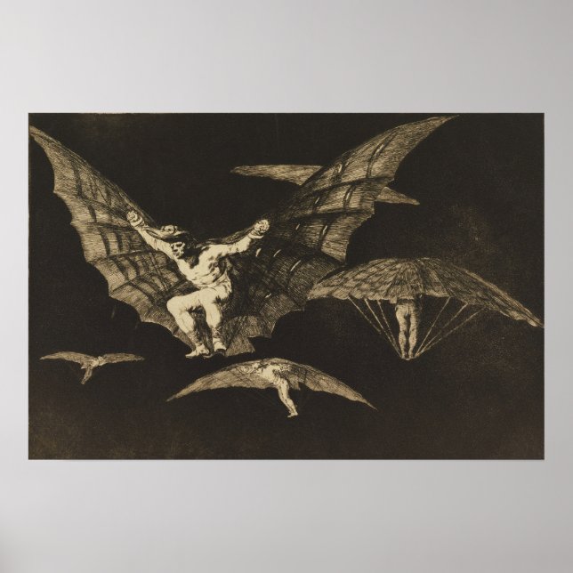Póster Goya - Manera de Volar 1823 (Frente)
