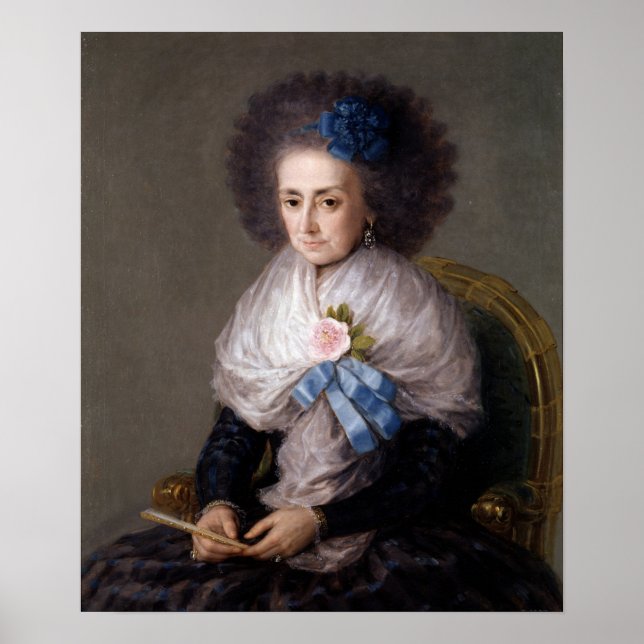 Póster Goya - Marie Antoinette Gonzaga 1795 (Frente)