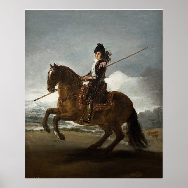 Póster Goya - Picador 1795 (Frente)