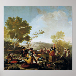 Póster Goya - Picnic A Orillas De Manzanares 1776