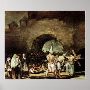 Póster Goya - Procesión De Flagelantes (Golpes) 1813