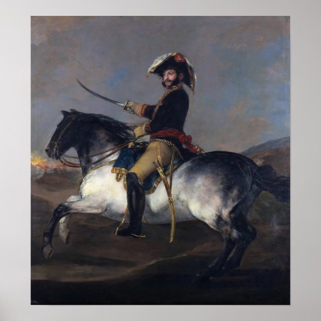 Póster Goya - Retrato Consciente Del General Palafox 1814 (Frente)