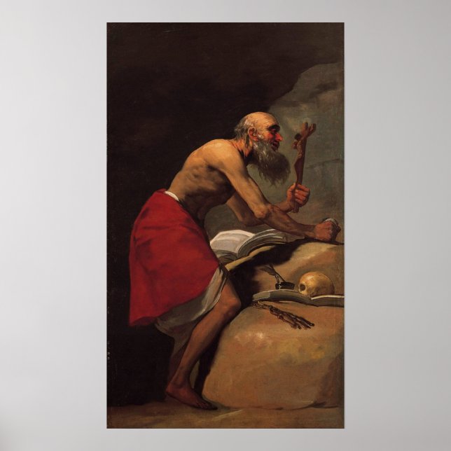 Póster Goya - San Jerónimo 1798 (Frente)