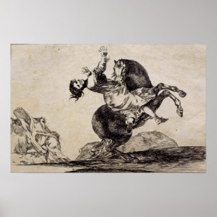 Póster Goya - Secuestro de un caballo 1823