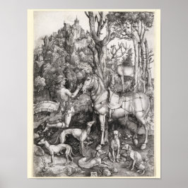 Póster Grabación de Saint Eustace por Albrecht Durer