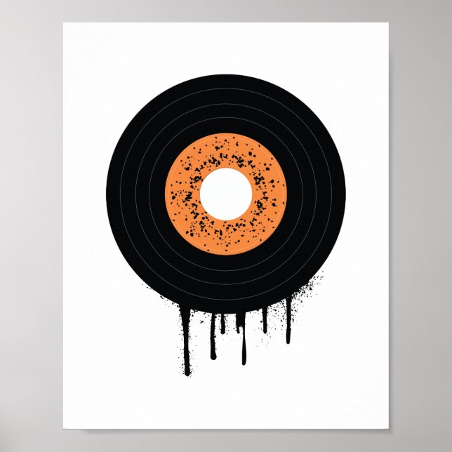 Póster Grabación Lp De Vinilo De Derivación De Fundición (Frente)