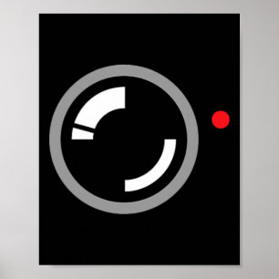 Póster Grabación secreta de video graciosa cámara Hallowe