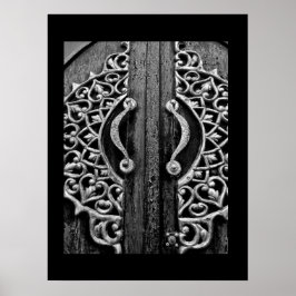 Póster Grabado de madera