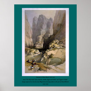 Póster Grabado en piedra por Louis Haghe