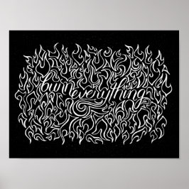 Póster Grabar todo - Imprimir