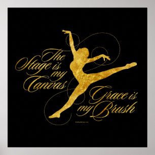 Póster Grace es mi pincel (baile)