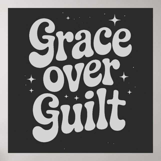 Póster Grace Over Guilt Poster (Frente)