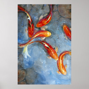 Póster Graceful Koi II