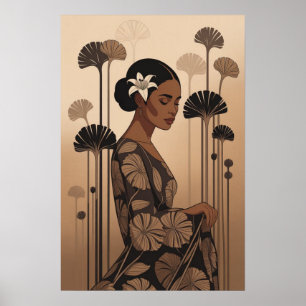 Póster "Gracia en flor