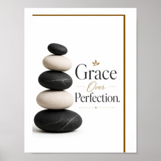 Póster Gracia sobre perfección