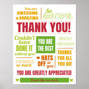 Póster Gracias