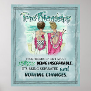 Póster Gracias a mi mejor regalo de amigo Feliz San Valen