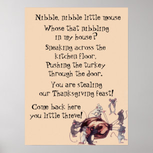 PÓSTER GRACIAS A MICE STEAL POEM