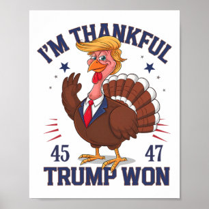 Póster Gracias a Trump, gracias a Trump, ganó 6