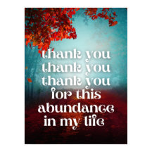 Gracias Abundance Money Law of Atraction Quote