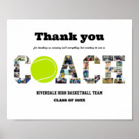 Gracias Collage de fotos Deportivo Tennis Coach