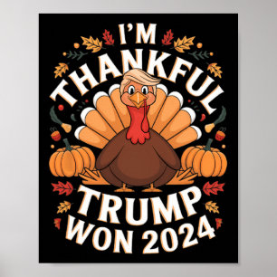 Póster Gracias de Trump, gracias de Trump, ganó el 2024