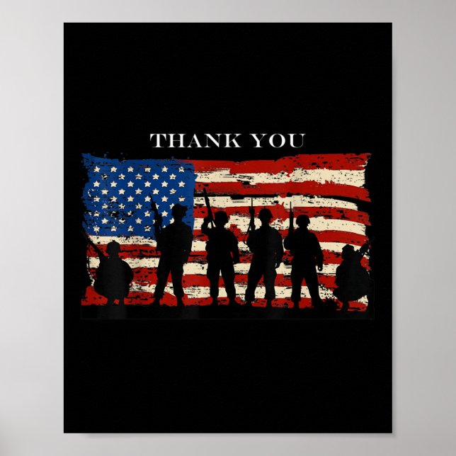 Póster Gracias! Día de la Conmemoración (Frente)