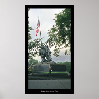 Póster Gracias Fuerzas Armadas de Estados Unidos