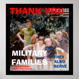 PÓSTER GRACIAS IMPRIMIR FAMILIAS MILITARES
