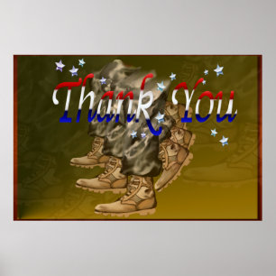 Póster Gracias los Veterano-Posters