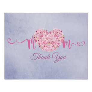 Póster Gracias mamá