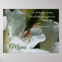 Gracias Mamá Amar A Azalea Flor Personalizada