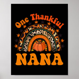Póster Gracias Nana Por La Caída De La Calabaza De Acción