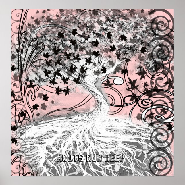 Póster Gracias papá por las raíces (Frente)