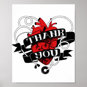 Póster "Gracias" por Ellis Ringle Poster