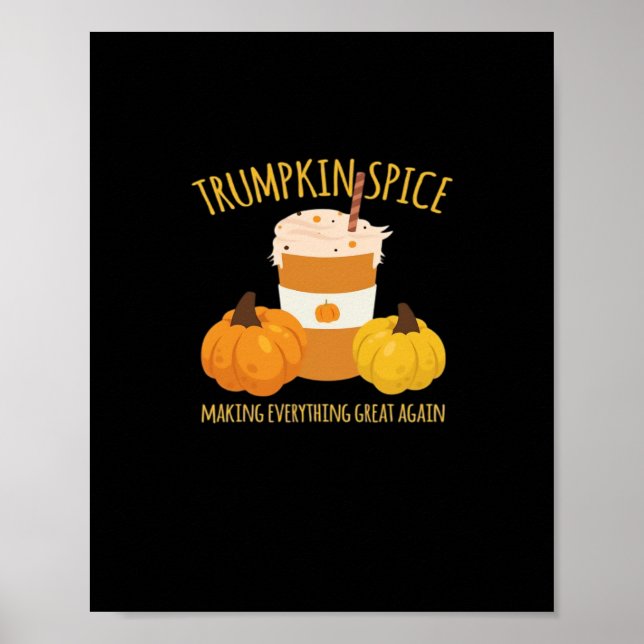 Póster Gracias por las especias de Trumpkin que hacen que (Frente)