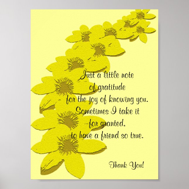 Póster Gracias regalo - Poster Verse (Frente)