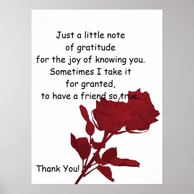 Póster Gracias regalo - Poster Verse (Frente)