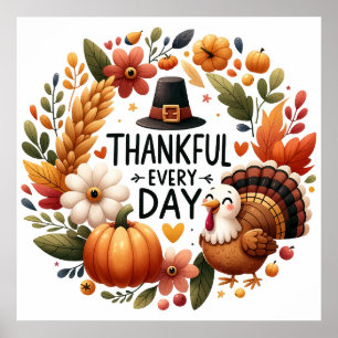 Póster Gracias todos los días Poster de Turquía