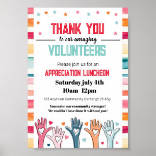 Póster Gracias voluntarios
