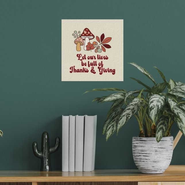 Póster Gracias y dar estética a la caída (Subido por el creador)