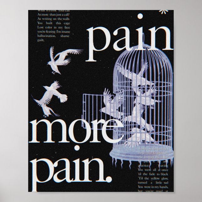 Póster Gracie Abrams Te Dije Cosas Letras (Frente)