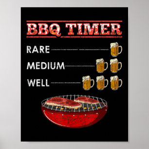 Póster Graciosa Barbecue Lover Cerveza Borracho Bebida Id