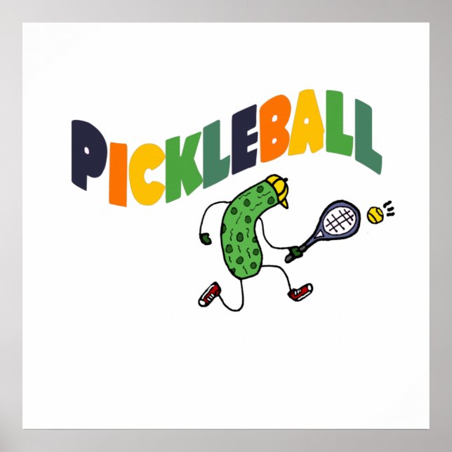 Póster Graciosa bola de bolas de picante jugando al balon (Frente)