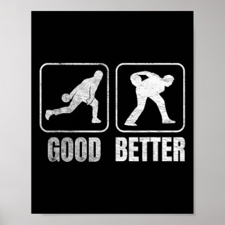 Póster Graciosa Bola de Dos Manos Hombres Mujeres Niños