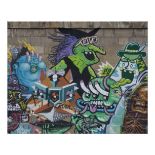 Póster Graciosa Bruja Verde Malvada