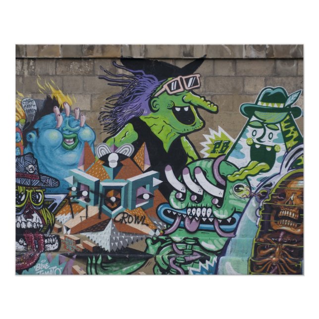 Póster Graciosa Bruja Verde Malvada (Anverso)