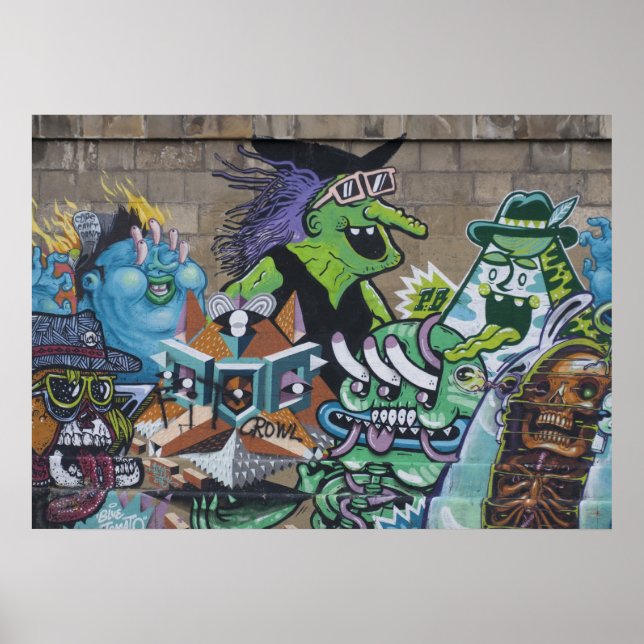 Póster Graciosa Bruja Verde Malvada (Frente)