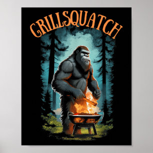Póster Graciosa Carretera Griller De Barbacoa - Parrillad